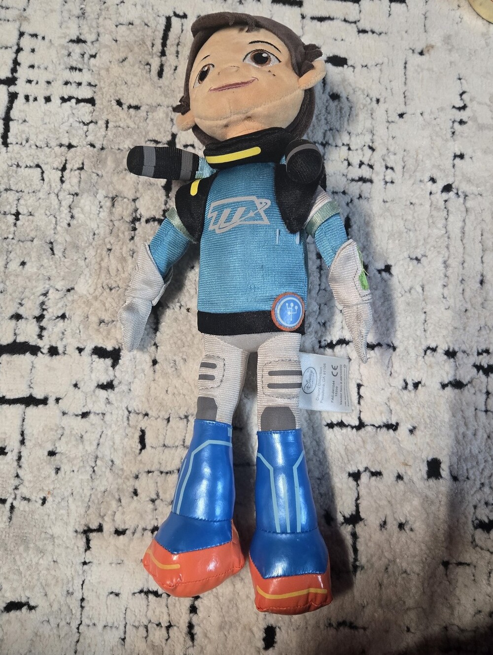 Disney Miles Astronaut Tomorrowland Plush Soft Toy Stuffed Boy 13.5"